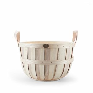 Baskets & Storage | Oxford Basket In Natural Tan Leather