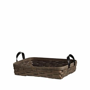 Baskets & Storage | Serving Basket In Driftwood Grey