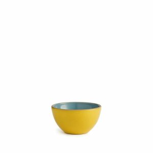 Bowls | Dessert Bowl In Wave Gloss/Zest Yellow