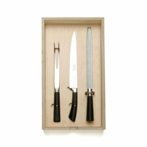 Flatware & Knives | Carving Knife Set With Black Handle