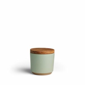 Food Storage | Container With White Oak Lid In Myrtle Green