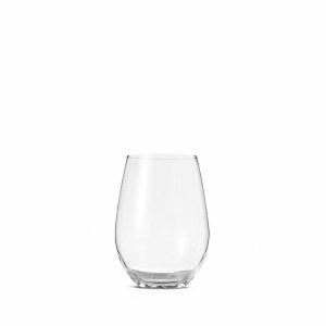 Glassware | Curved Glass Tumbler 12.5 Oz (Set Of 6)