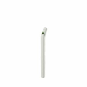 Glassware | Green Mushroom Curved Straw