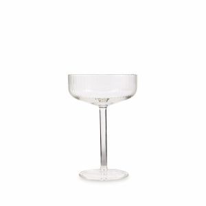 Glassware | Luisa Coppa In Millerighe (Set Of 2)