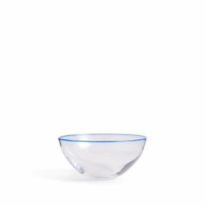 Glassware | Medium Bowl With Glacier Lip