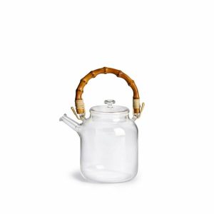 Glassware | Tea Pot With Bamboo Handle