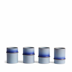 Mugs & Cups | Ridge Cup In Glacier And Ultramarine (Set Of 4)