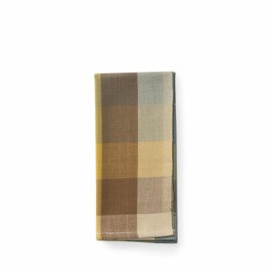 Napkins | Chunky Plaid Napkin In Prieto (Set Of 2)