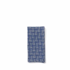 Napkins | Hatch Napkin In Indigo