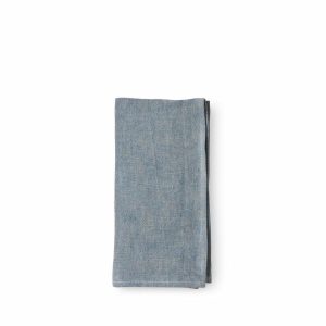 Napkins | Hopsack Napkins In Indigo Blue (Set Of 2)