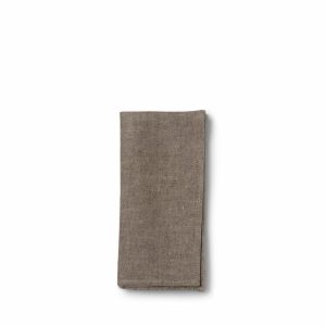 Napkins | Hopsack Napkins In Warm Grey (Set Of 2)