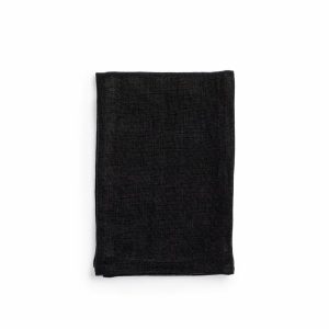 Napkins | Hudson Napkin In Black