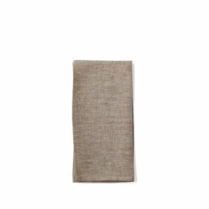 Napkins | Linen Hopsack Napkins In Isabella Beige (Set Of 2)