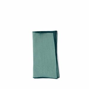 Napkins | Small Napkin In Turquoise (Set Of 4)