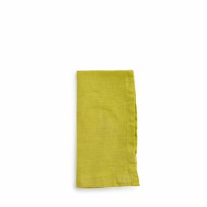 Napkins | Tela Napkin In Apricot Yellow (Set Of 4)