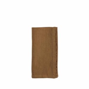 Napkins | Tela Napkin In Russet Brown (Set Of 4)