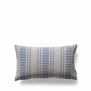 Pillows & Throws | Helios Cushion In Blue Reverse