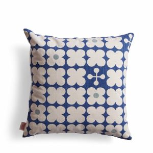 Pillows & Throws | Scandi Candy Cushion In Inky Blue