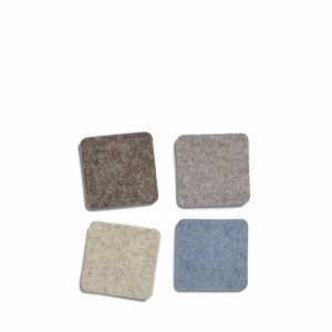 Serving | Square Coasters In Cobblestone (Set Of 4)