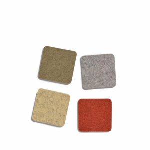 Serving | Square Coasters In Ikebana (Set Of 4)