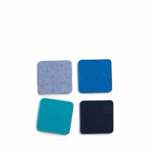 Serving | Square Coasters In Ocean (Set Of 4)