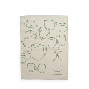 Tea Towels | 75Th Anniversary Tea Towel In Sage