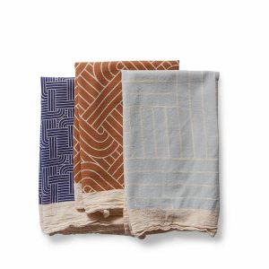 Tea Towels | Chalet H Weave Tea Towels (Set Of 3)