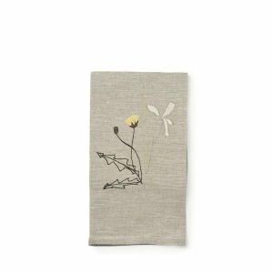 Tea Towels | Herbarium On Natural Linen