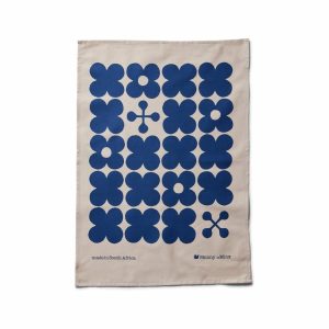 Tea Towels | Scandi Candy Tea Towel In Inky Blue