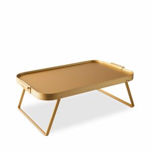 Trays & Platters | Lap Tray In All Gold