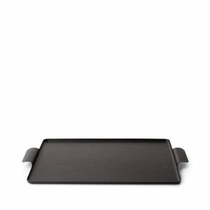 Trays & Platters | Pressed Tray In Black 11 X 14.5