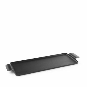 Trays & Platters | Pressed Tray In Black 7 X 14