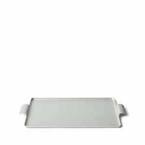 Trays & Platters | Pressed Tray In Silver 11 X 14.5