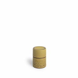 Vases & Objects | Matchstick Holder In Ochre And Matte Brown