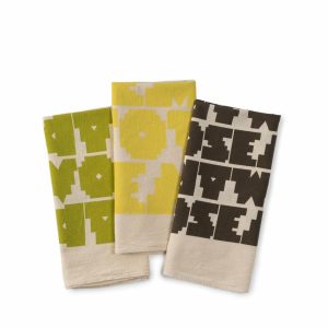 Tea Towels | Market Towel In Avocado/Rosemary/Lemon (Set Of 3)