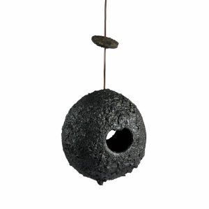 Art | Ceramic Birdhouse In Black