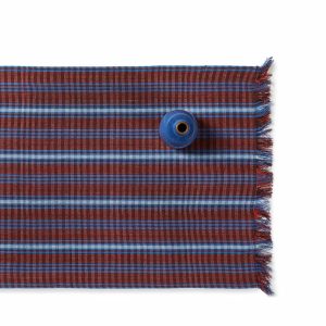 Runners & Tablecloths | Cotton Tartan Runner In Red And Blue